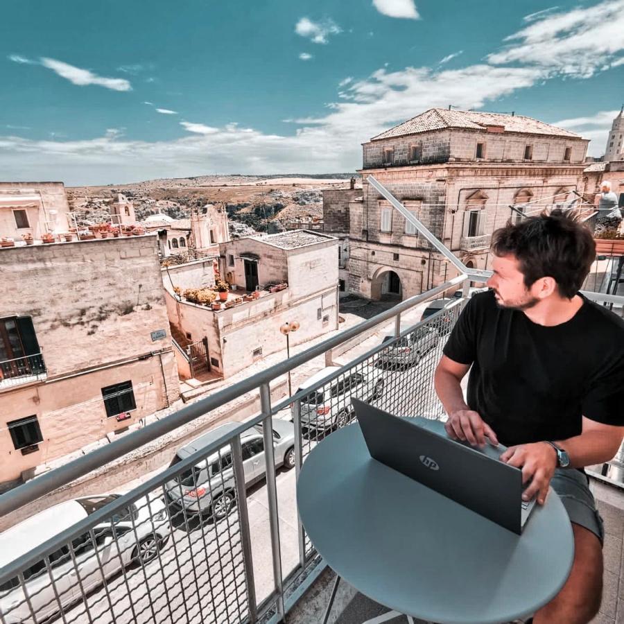 Il Diamante Nei Sassi Rooms Matera Eksteriør bilde